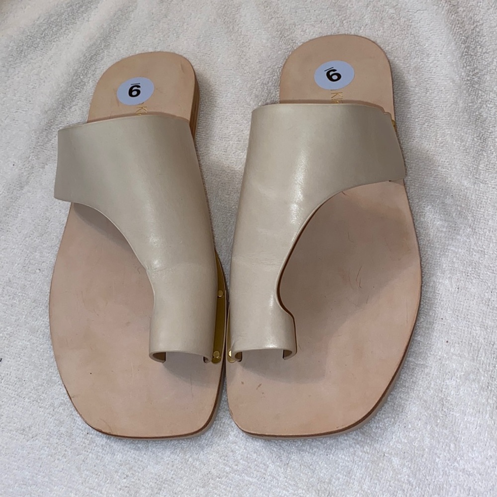 NWOT Calvin Klein genuine leather sandals